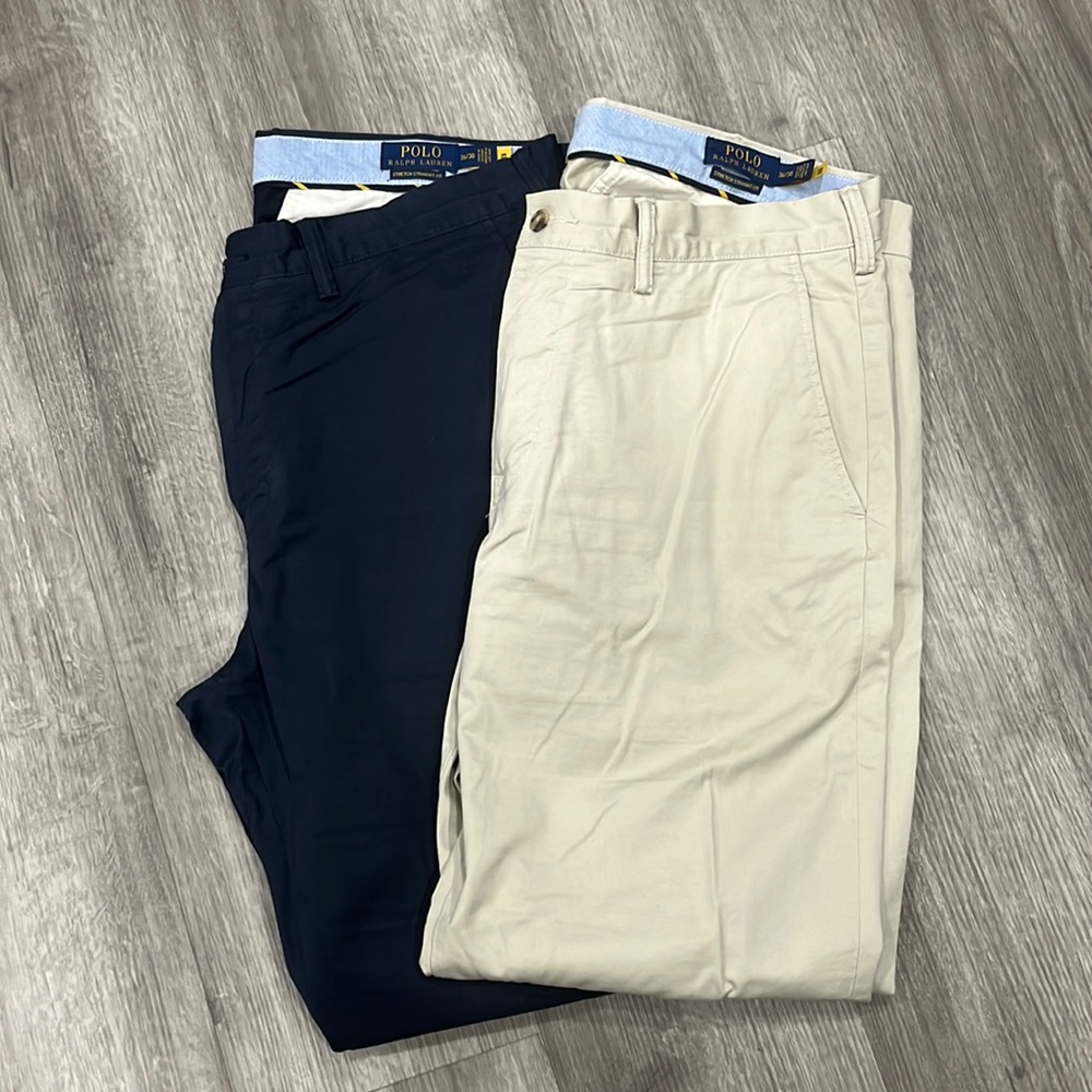 2 Pairs of Polo Ralph Lauren Chinos LIKE NEW